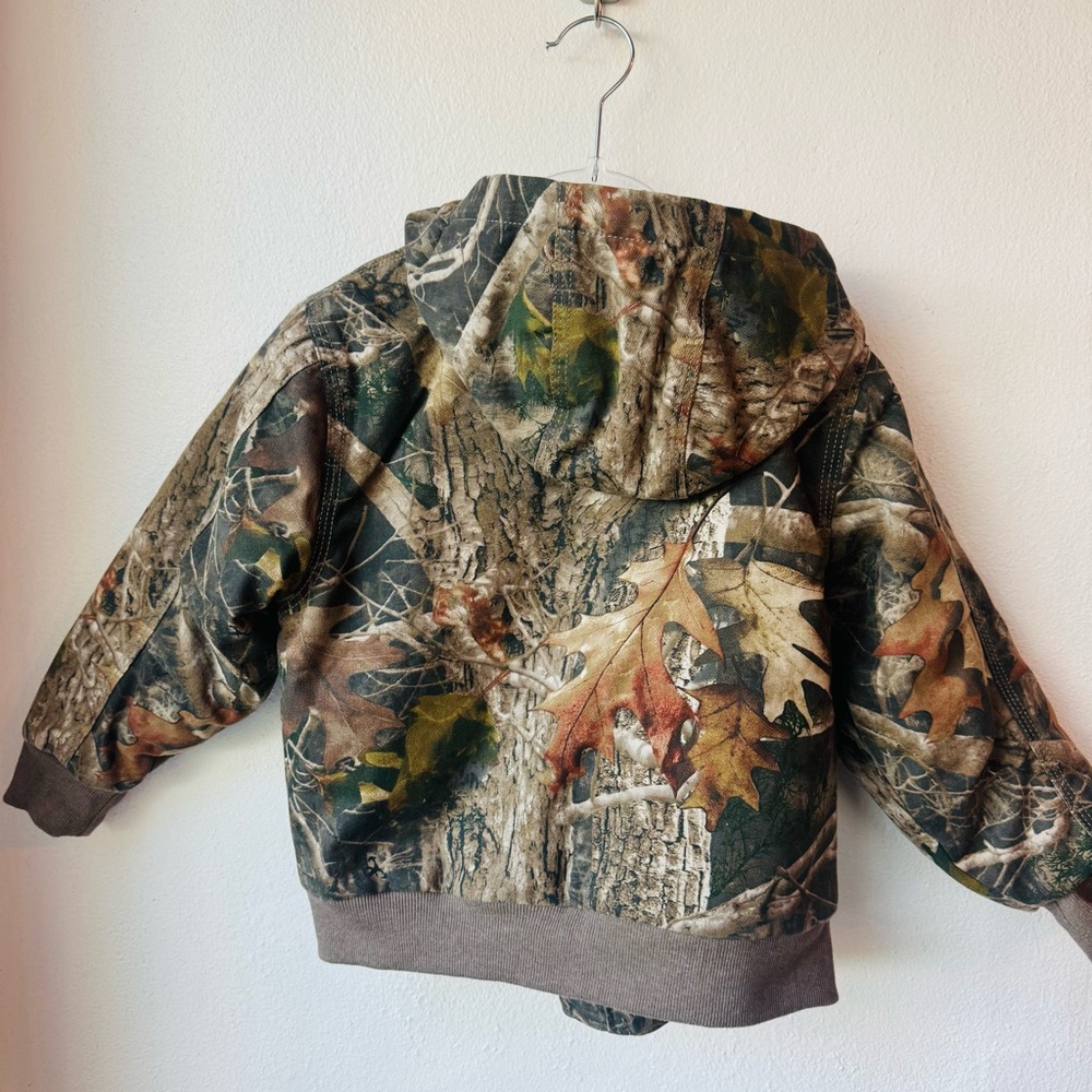 Bass Pro Shops Camo Hooded Jacket for Toddlers - Picture 6 of 7